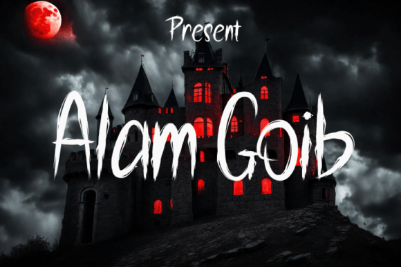 Alam Goib: A Unique Display Typeface for Modern Editorial Design