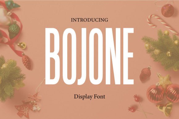 Bojone: The Classic Display Typeface for High-Impact Campaigns