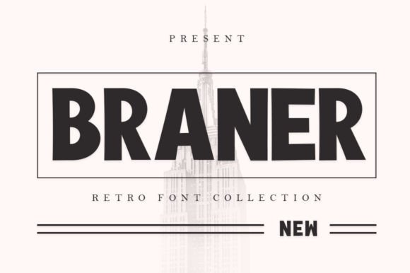 Braner: The Vintage Display Typeface That Elevates Small Business Branding