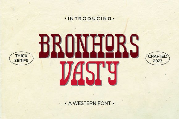 Bronhors Vasty: A Designer’s Take on Elegant Display Typography