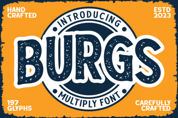 Burgs Typeface: A Modern Display Font for Bold Digital Branding