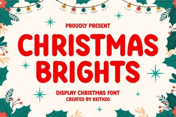 Christmas Brights: The Bold Display Typeface for Festive Campaigns