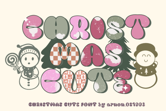 Christmas Cute: A Playful Display Font for Festive Web Design