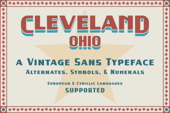 Cleveland Ohio Typeface Review: Vintage Charm for Modern Brands