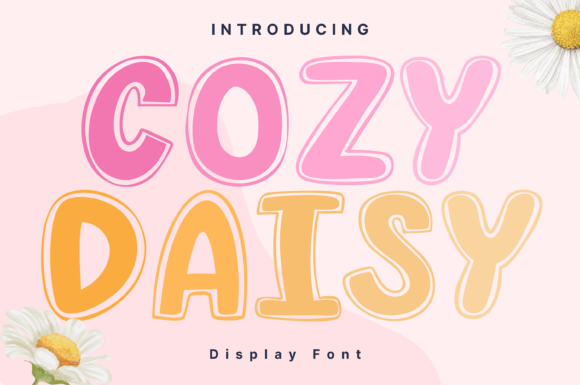 Cozy Daisy: The Display Typeface That Elevates Your Brand