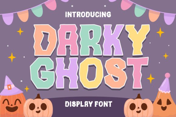 Darky Ghost: A Playful Display Font for Spooky Branding