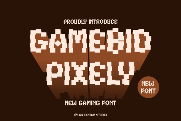 Gamebid Pixely: The Playful Display Typeface for Memorable Branding