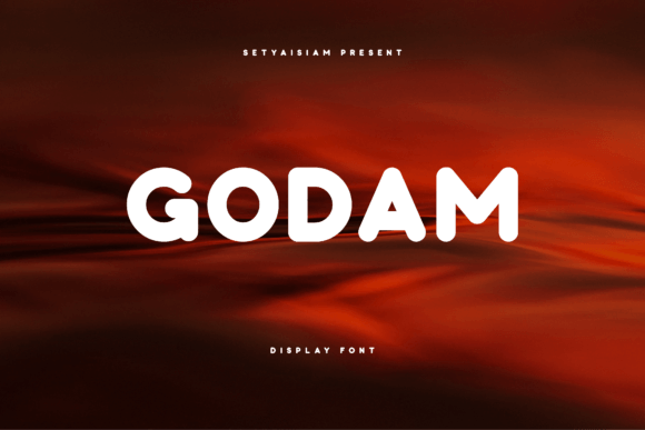 Godam Display Font: A Whimsical Typeface for Handmade Brands