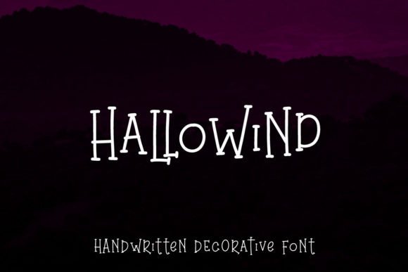 Hallowind: The Creative Display Font That Elevates Your Brand Identity
