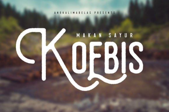 Koebis Typeface: Elevating Campaign Visuals with Handrawn Modern Style