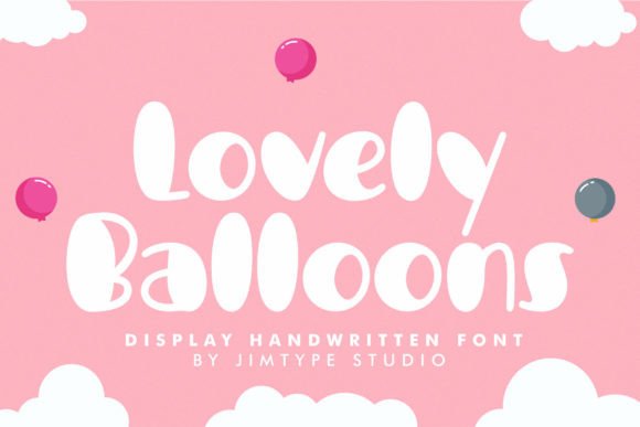 Lovely Balloons: A Playful Display Font for Modern Web Design