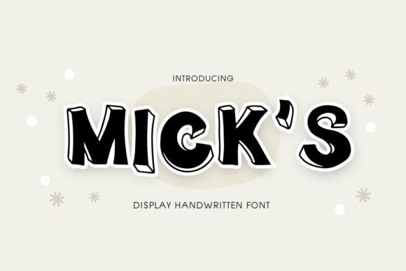 Mick s: The Playful Display Font That Elevates Web Design