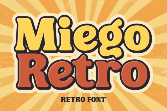 Miego Retro: The Perfect Display Typeface for Handmade Products