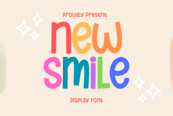 New Smile: A Playful Display Font for Modern Brand Identity