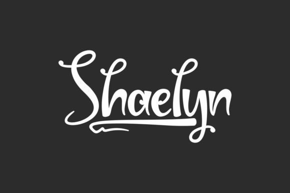 Shaelyn: A Handwritten Display Font for Engaging Web Design