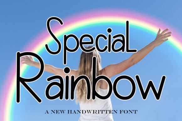 Special Rainbow: A Handwritten Display Font for Modern Web Design