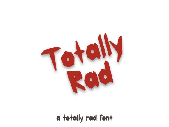 Totally Rad: An Edgy Display Typeface for Bold Brand Identity