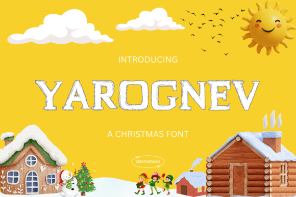 Yarognev Display Font: A Creative Review for Holiday Campaigns